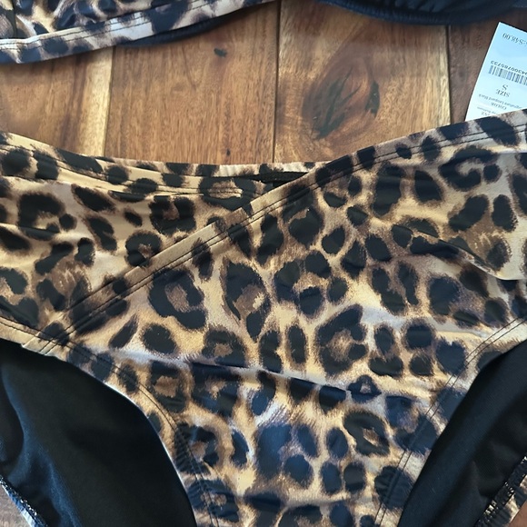 WHBM small cheetah print 2 piece bikini NWT - Picture 3 of 7